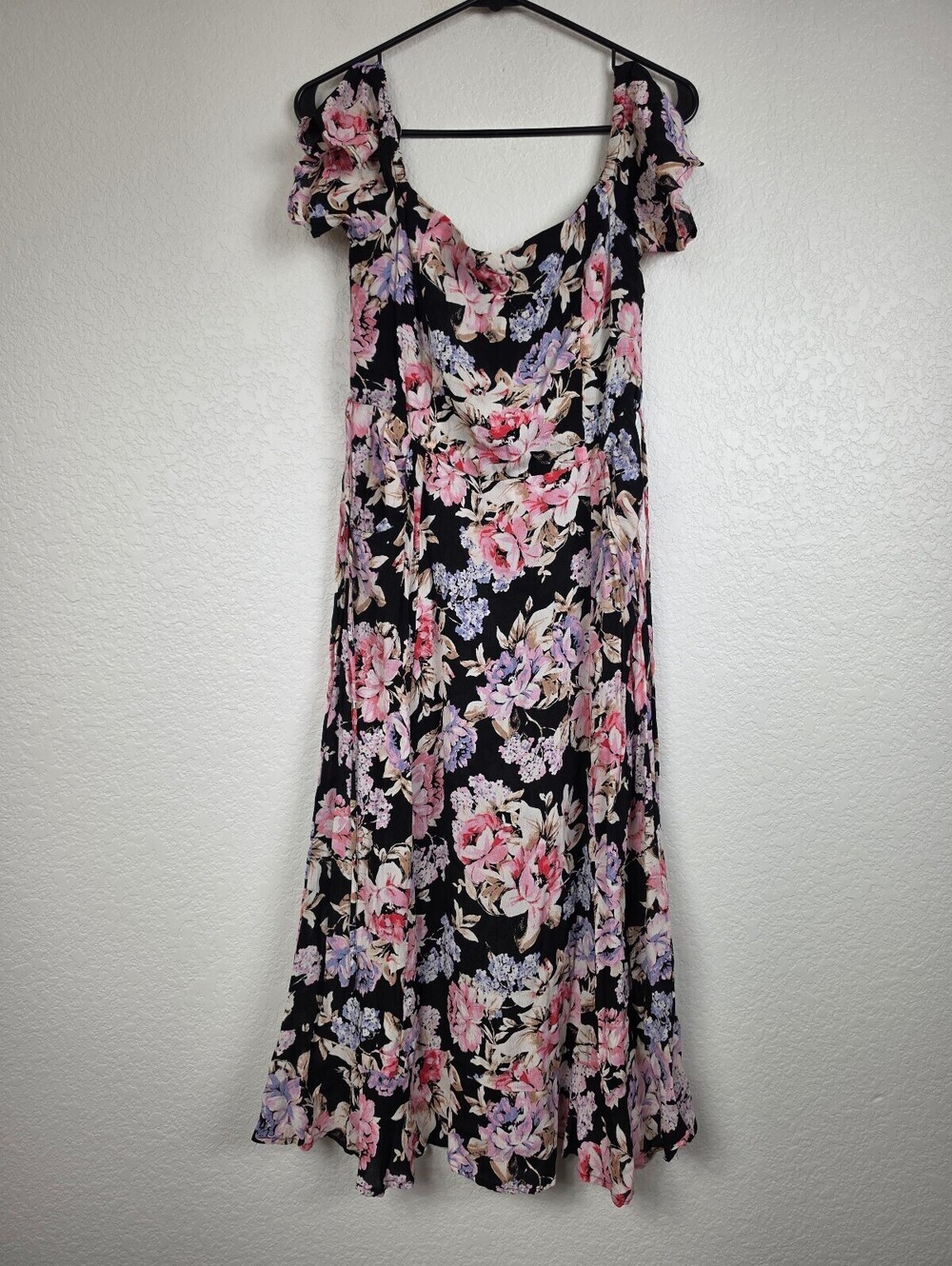Anthropologie Band of Gypsies Floral Midi Dress Medium